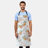 Gepersonaliseerde Peach & Apricot Apotheek Schort (Gedragen)