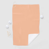 Gepersonaliseerde Peach Fuzz golfhanddoek (Insitu)