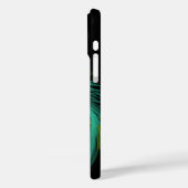 Gepersonaliseerde Peacock Feathers iPhone case (Achterkant / Links)