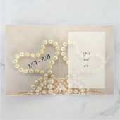 Gepersonaliseerde Pearl 30th Wedding Jubileum Kaar Kaart (Binnen)