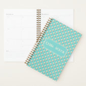 Gepersonaliseerde Pearl en Blauwgroen Planner (Display)