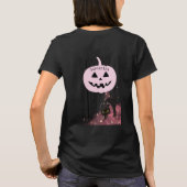 Gepersonaliseerde "Peek a Boo" Mama-to-Be Hallowee T-shirt (Achterkant)