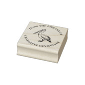 Gepersonaliseerde Pelican Book Stamp Custom Ex Lib Rubberstempel (Stempel)