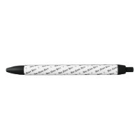 Gepersonaliseerde Pen met Herhalende Naam & Kruise