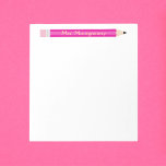 Gepersonaliseerde Pencil Teacher Notitieblok, Aang Notitieblok<br><div class="desc">Voeg de naam van je docent toe aan dit schattige notitieblok voor een echt gepersonaliseerd cadeau! Potlood verkrijgbaar in andere kleuren in onze winkel!</div>