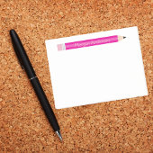 Gepersonaliseerde Pencil Teacher Notitieblok, Aang Post-it® Notes