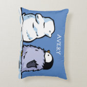 Gepersonaliseerde Penguin Chick Snow Kwekerij Kuss Accent Kussen (Achterkant (Verticaal))