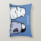 Gepersonaliseerde Penguin Chick Snow Kwekerij Kuss Accent Kussen (Voorkant(Verticaal))