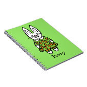 Gepersonaliseerde Penny het Konijn Notitieboek (Rechterzijde)