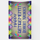 Gepersonaliseerde pensioenbanner spandoek (Verticaal)