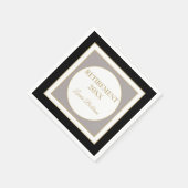 Gepersonaliseerde Pensioenpartij servet (Hoek)