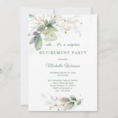 Gepersonaliseerde pensioenpartij Sjabloon Kaart (Voorkant)