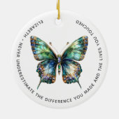 Gepersonaliseerde pensionering Dank u Keramisch Ornament (Achterkant)