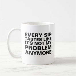 Gepersonaliseerde pensionering Mok, elke slok smaa Koffiemok