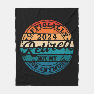 Gepersonaliseerde pensionering officieel gepension fleece deken