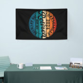 Gepersonaliseerde pensionering officieel gepension spandoek (Beurs)