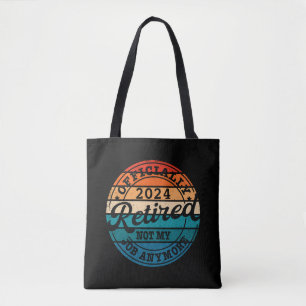 Gepersonaliseerde pensionering officieel gepension tote bag