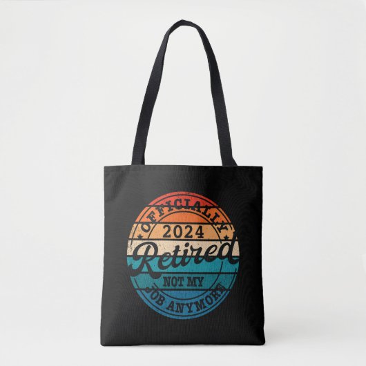 Gepersonaliseerde pensionering officieel gepension tote bag (Voorkant)