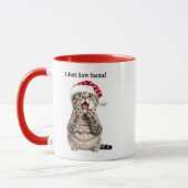 Gepersonaliseerde Per Lover Cat Christmas Mok (Links)