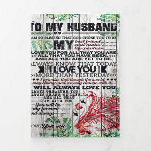 Gepersonaliseerde perfecte brief   Brief van mijn  Drieluik Aankondiging