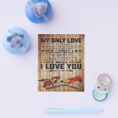 Gepersonaliseerde perfecte brief | Brief van mijn  Flyer (Enkel)