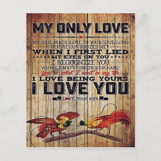 Gepersonaliseerde perfecte brief | Brief van mijn  Flyer (Voorkant)