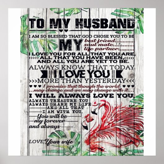 Gepersonaliseerde perfecte brief | Brief van mijn Poster (Voorkant)