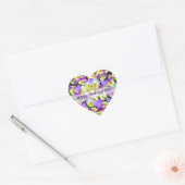 Gepersonaliseerde perfecte hart sticker (Envelop)