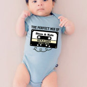 Gepersonaliseerde perfecte mix van papa en mama romper