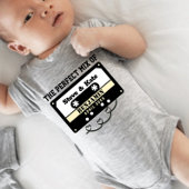 Gepersonaliseerde perfecte mix van papa en mama romper