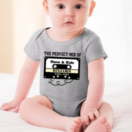 Gepersonaliseerde perfecte mix van papa en mama romper