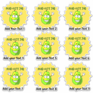 Gepersonaliseerde perfecte Sticker voor functieond