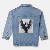 Gepersonaliseerde perfectie: Aangepaste Denim Jack Jacket (Achterkant)