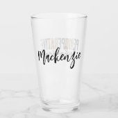 Gepersonaliseerde perioperatieve technicus glas (Achterkant)