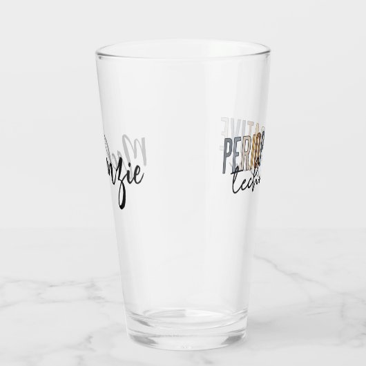 Gepersonaliseerde perioperatieve technicus glas (Rechts)