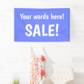 Gepersonaliseerde Periwinkle Sale Banner (Insitu)