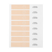 Gepersonaliseerde Persoonsverhoging High End gekle Adreslabel Wikkel (Vel)