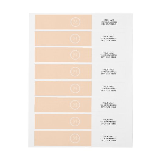 Gepersonaliseerde Persoonsverhoging High End gekle Adreslabel Wikkel (Vel)