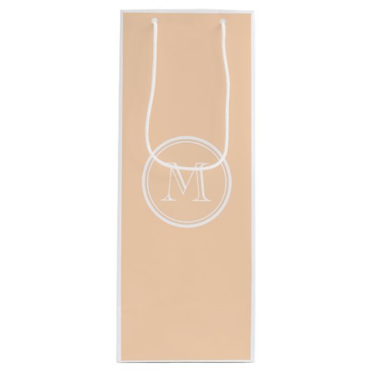 Gepersonaliseerde Persoonsverhoging High End gekle Wijn Cadeautas (Voorkant)