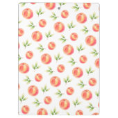 Gepersonaliseerde Perzik Illustrate Naam Klembord (Achterkant)