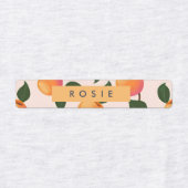 Gepersonaliseerde perzik patroon Schattigee perzik Labels (Design 1)