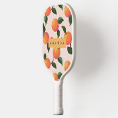 Gepersonaliseerde perzik patroon Schattigee perzik Pickleball Paddle (Links)
