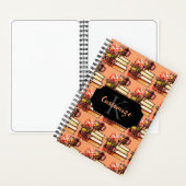 Gepersonaliseerde perzikboeken en thee notitieboek (Binnen)