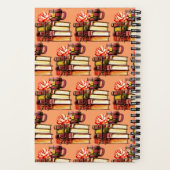 Gepersonaliseerde perzikboeken en thee notitieboek (Achterkant)