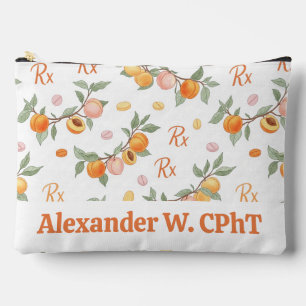 Gepersonaliseerde perziken, abrikozen & RX apothee Etui