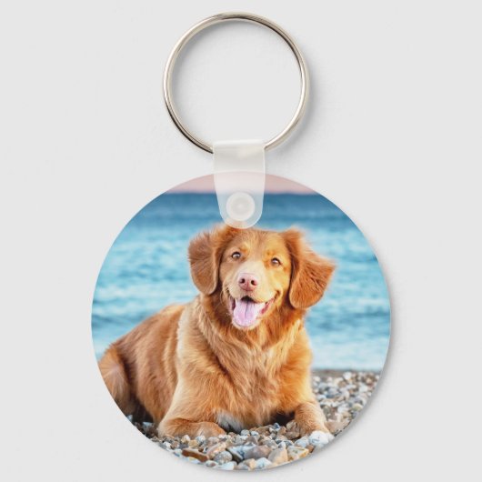 Gepersonaliseerde Pet Beste Hond Mama Foto Sleutelhanger (Achterkant)