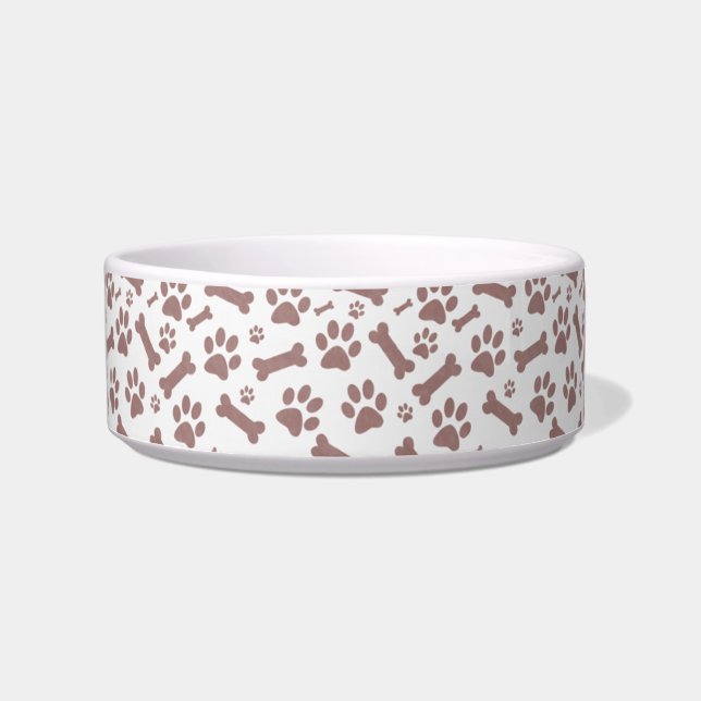 Gepersonaliseerde Pet Bowl met Naam Voerbakje (Voorkant)
