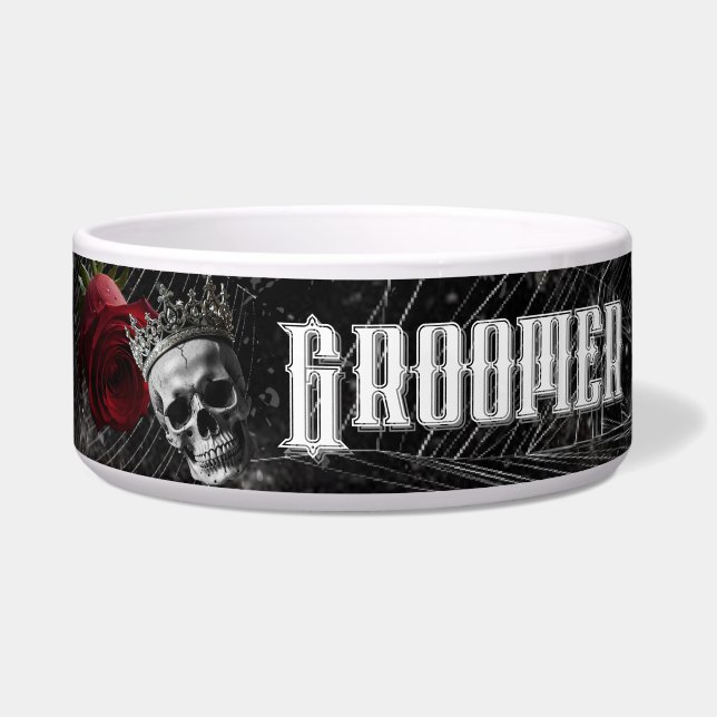 Gepersonaliseerde Pet Bowls Haunting Adeline Zade  Voerbakje (Voorkant)