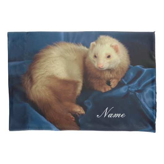 Gepersonaliseerde Pet Ferret Kussensloop (Voorkant)