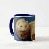 Gepersonaliseerde Pet Ferret Mok (Voorkant links)